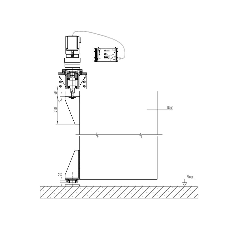 3000 kg automatski pokretač ljuljačke 3000 kg automatski pokretač ljuljačke